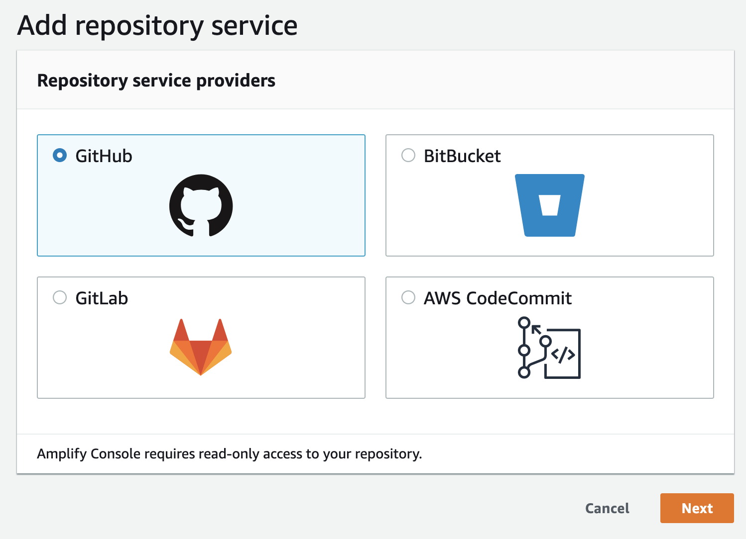 Connect Repository